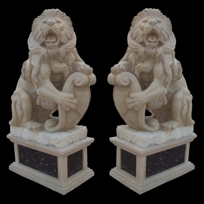 Marble Lions statue
