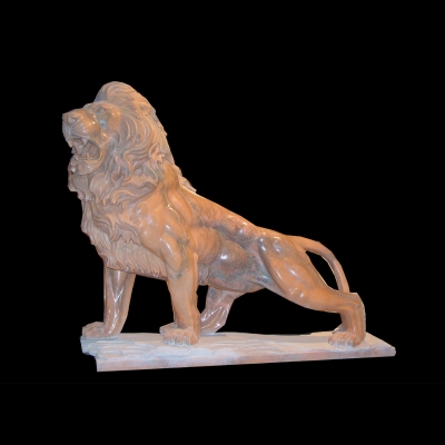 Marble Lion Sculpture