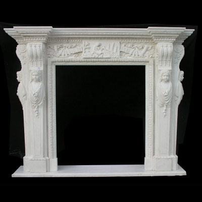 Marble Fireplace Mantel