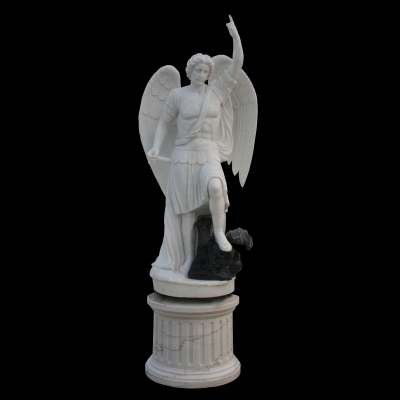 White stone Angel Statues